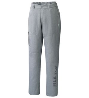 「＜フィラ＞吸汗速乾杢調ストレッチパンツ（メンズフルレングスパンツ）」｜杢グレー