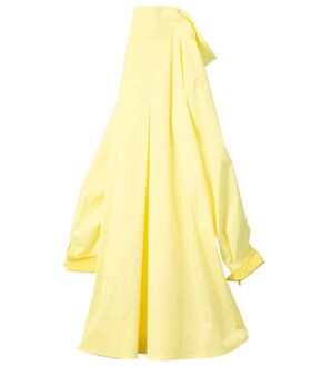 VINNO（ヴィノ）の「＜ＳＯＬＯＴＥＸ（Ｒ）＞使用ストレッチシャツチュニック（シャツ）」｜ライトイエロー