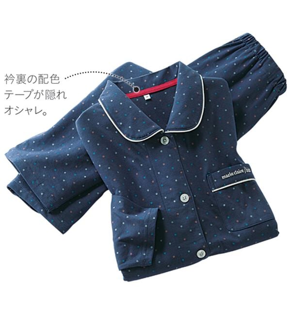 LAVIENNE（ラヴィエンヌ）の「【上質な寝心地を】良眠仕様カットソー素材パジャマ＜マリクレールビス＞（パジャマ・ルームウェア）」｜詳細画像