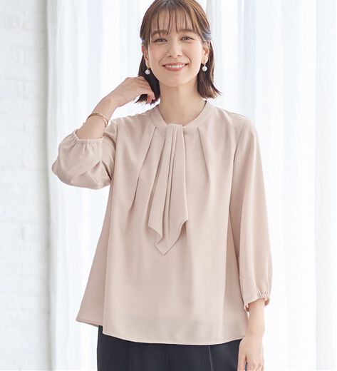 ARTS&SCIENCE ボタニカルダイ タックブラウス 定価66000円