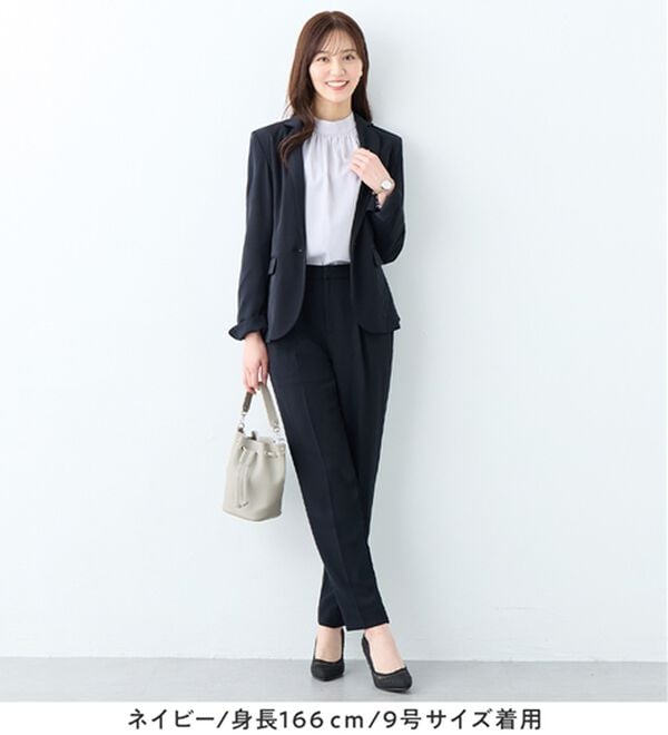 alotta（アロッタ）の「【２点セット】洗える！多機能セットアップ＜７号～２３号＞（パンツスーツ）」｜詳細画像