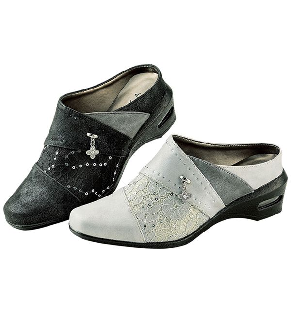 BELLUNA（ベルーナ）の「４Ｅ揺れるチャームレース切替ミュール（サンダル・ミュール）」｜詳細画像