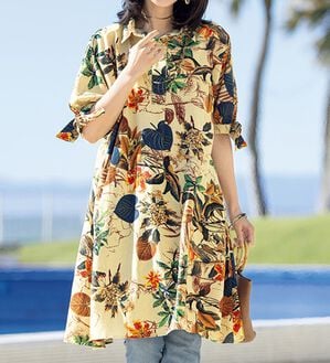 ルフラン（ルフラン）の「気映えプリントチュニック（チュニック）」｜詳細画像