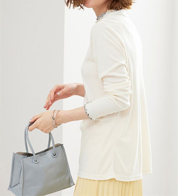 フリル衿ニットプルオーバー　L  160 フリル衿ニットプルオーバー L 160