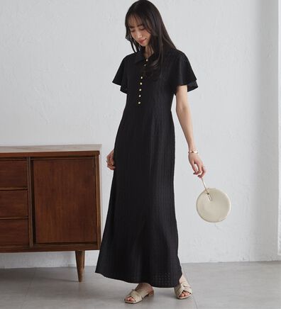 RANAN（ラナン）の「フレアスリーブマーメードポロワンピ（その他ワンピース）」