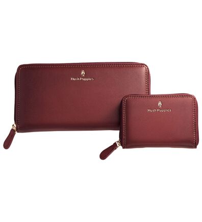 ルフラン（ルフラン）の「【２点セット】＜ハッシュパピー＞シャドーデザイン財布（財布・パスケース）」