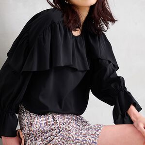 RANAN（ラナン）の「ラッフルフリルブラウス（ブラウス）」｜詳細画像