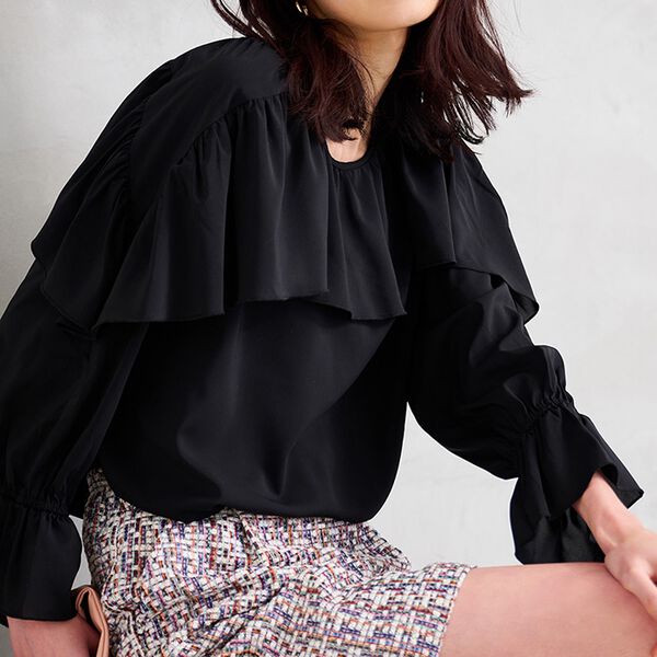 RANAN（ラナン）の「ラッフルフリルブラウス（ブラウス）」｜詳細画像