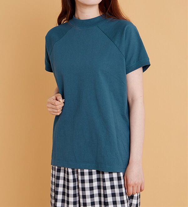 BELLUNA（ベルーナ）の「華奢見せ！しっかり素材コットン１００％Ｔシャツ（カットソー）」｜詳細画像
