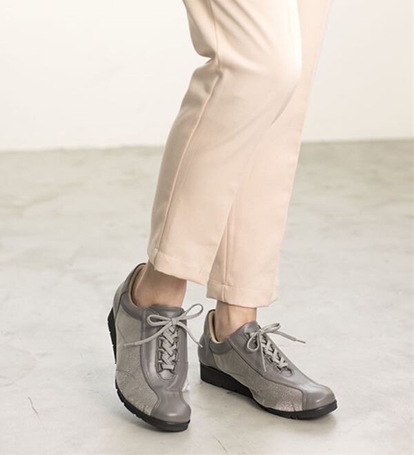 ルフラン（ルフラン）の「時見さんのスッと履ける５Ｅストレッチウォーキング（スニーカー）」｜詳細画像