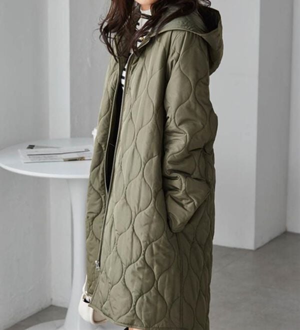 RANAN（ラナン）の「３ｗａｙキルティングロングコート（ロングコート）」｜詳細画像