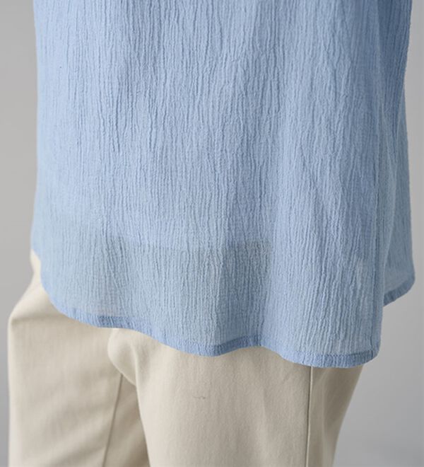 BELLUNA（ベルーナ）の「暑い夏に着たい！涼やか綿１００％ブラウス（ブラウス）」｜詳細画像