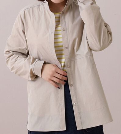 BELLUNA（ベルーナ）の「＜ｓｏｒａｆｕｋｕ＞花粉対策！スタンドカラーシャツ（シャツ）」