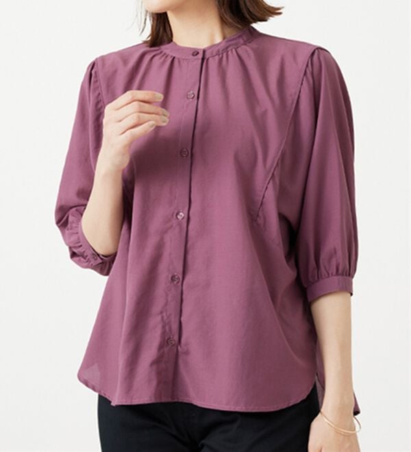 BELLUNA（ベルーナ）の「袖切替ドルマンデザインブラウス（ブラウス）」｜詳細画像