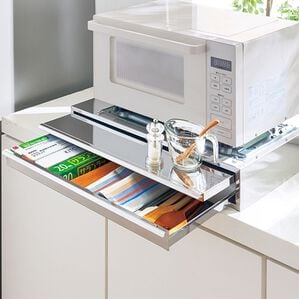 「引き出し付ステンレスキッチンサポートテーブル（キッチン隙間収納）」｜1