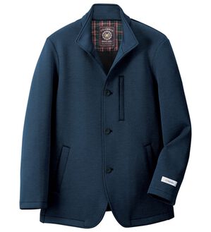 「＜ゴールデンベア＞上品仕上げのストレッチジャケット（メンズジャケット）」｜ネイビー(ツイル)