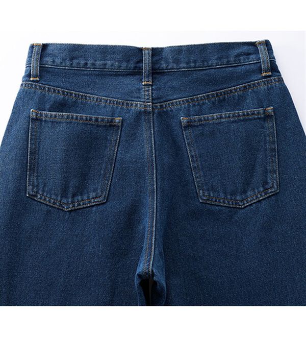 RANAN（ラナン）の「ワイドストレート裾スリットデニム（フルレングスパンツ）」｜詳細画像