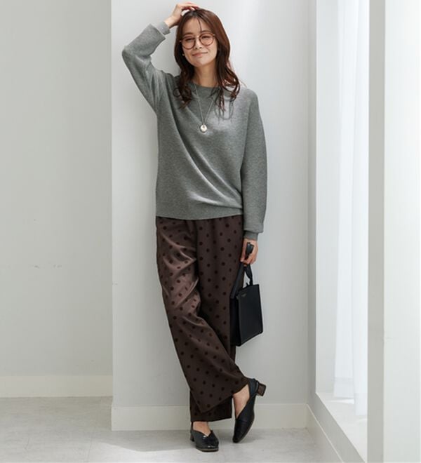 BELLUNA（ベルーナ）の「ラメ調もちもちニットプルオーバー（ニット・セーター）」｜詳細画像