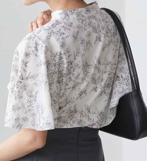 RANAN（ラナン）の「【新色追加】ひんやり！ピンタックフレアー袖ブラウス（ブラウス）」｜詳細画像