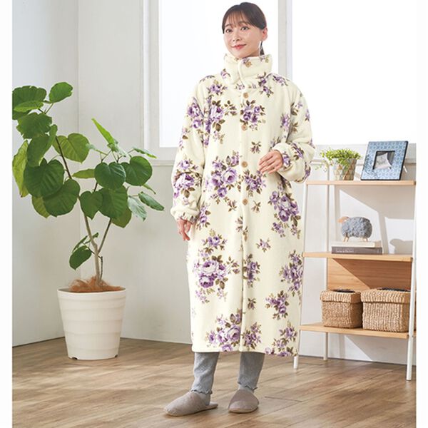 「椿オイル加工やわらか毛布で作った着る毛布（毛布・ブランケット）」｜フラワー