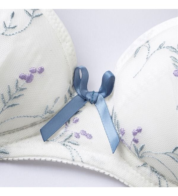 YU'NOW（ユナウ）の「ぷるるん谷間のノンワイヤーブラ＆ショーツ（ブラジャー＆ショーツセット）」｜詳細画像