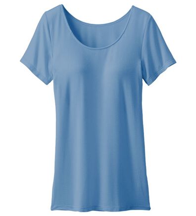 LAVIENNE（ラヴィエンヌ）の「ひんやり背中フリー　カップ付きインナー（汗取りインナー）　＜ラヴィクール＞（肌着・インナーウェア）」