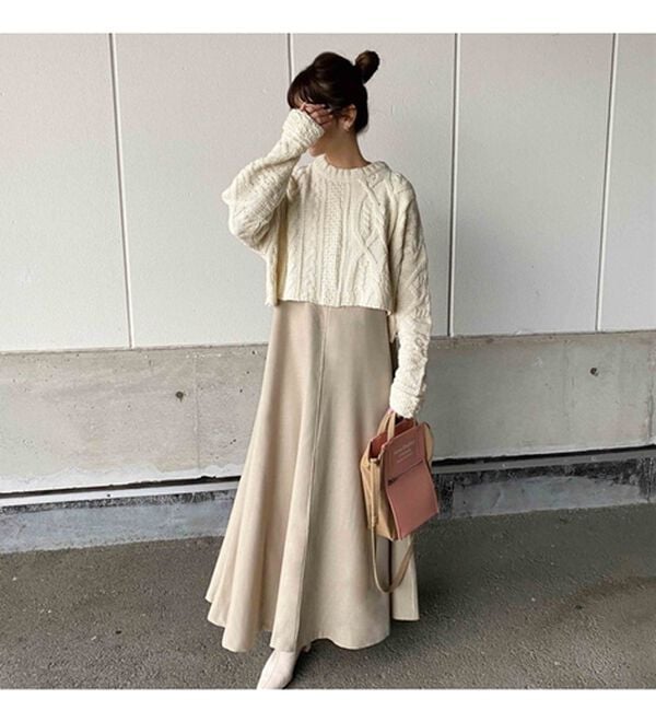 GeeRA（ジーラ）の「【インスタグラマーOCHIEさんコラボ】ノースリーブフレアーワンピース（ジャンパースカート）」｜詳細画像