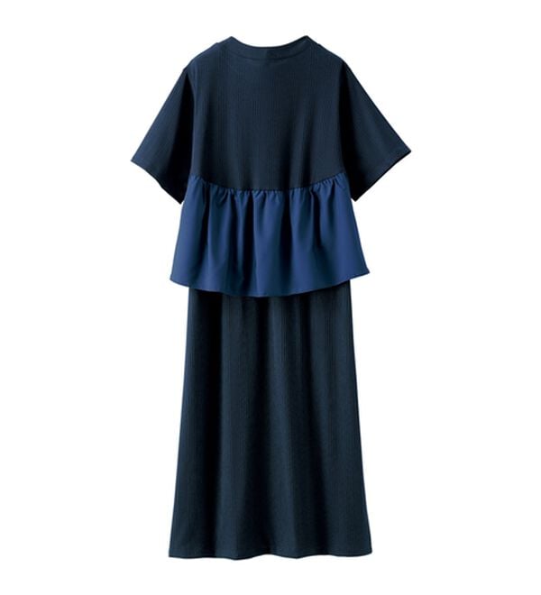 BELLUNA（ベルーナ）の「胸元フリルデザインワンピース（その他ワンピース）」｜詳細画像