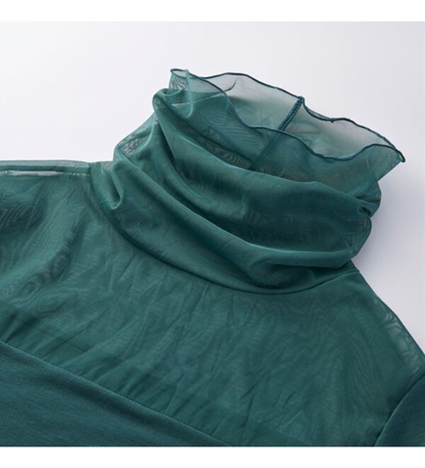YU'NOW（ユナウ）の「【吸湿発熱】【抗菌防臭】ハイネックシアーインナー（肌着・インナーウェア）」｜詳細画像