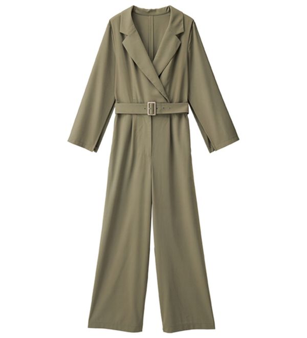 RANAN（ラナン）の「スリットスリーブオールインワン（オールインワン）」｜詳細画像