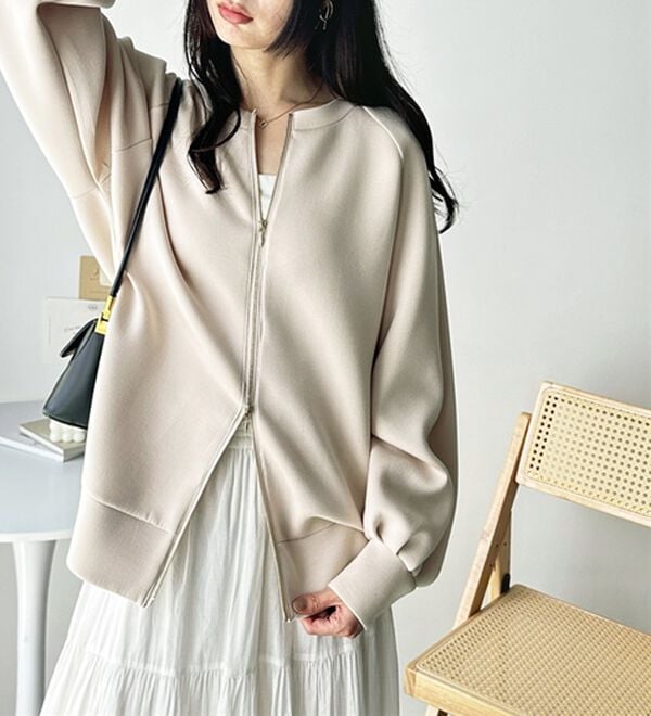 GeeRA（ジーラ）の「前後２ＷＡＹダブルジップスウェット（カットソー）」｜詳細画像