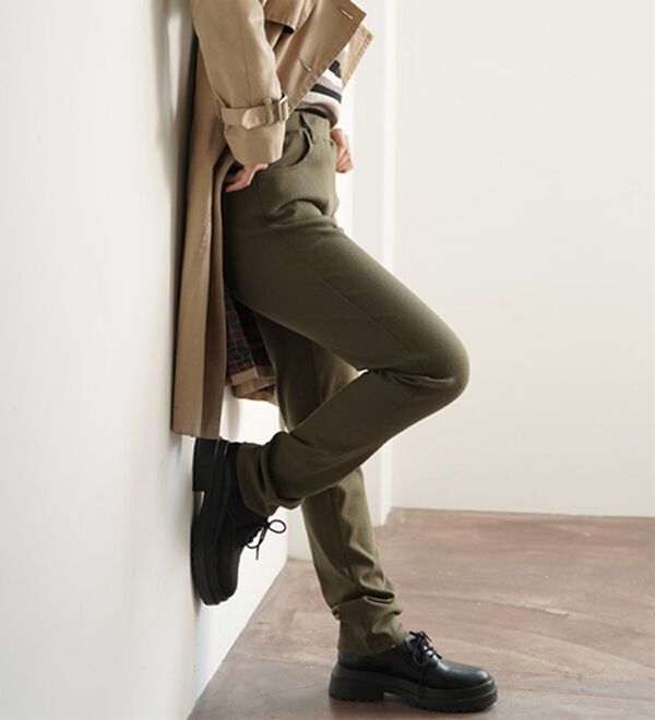 A HAPPY MARILYN（アハッピーマリリン）の「魔法のレギンスパンツ　ビューティーコットン（スリム・スキニーパンツ）」｜詳細画像