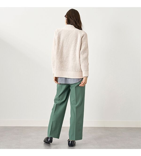 BELLUNA（ベルーナ）の「モール素材チャンキーニットプルオーバー（ニット・セーター）」｜詳細画像