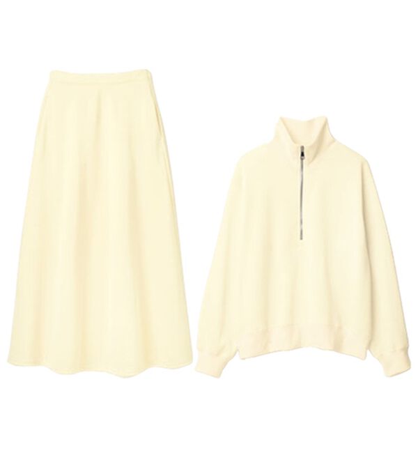 RANAN（ラナン）の「＜ＨＩＧＨ　ＳＰＥＣ＞毛玉になりにくい！ジップデザインセットアップ（セットアップ）」｜詳細画像