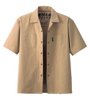 「＜ダンロップ・リファインド＞さっと羽織るサッカーシャツジャケット（メンズシャツ）」｜詳細画像