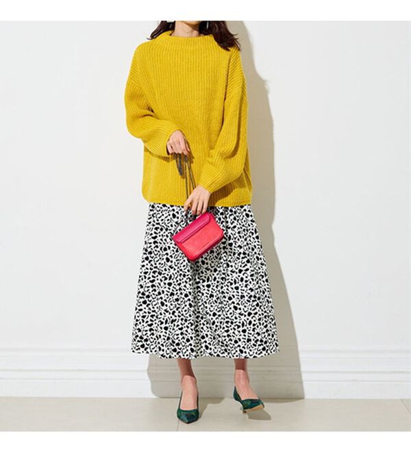 RANAN（ラナン）の「アニマル柄フレアースカート（ロングスカート）」｜詳細画像