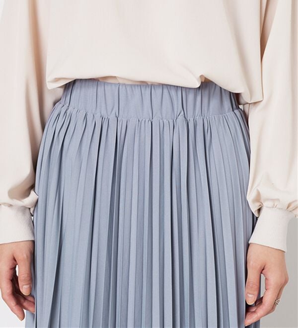 BELLUNA（ベルーナ）の「洗っても形が崩れにくい！プリーツスカート（ロングスカート）」｜詳細画像