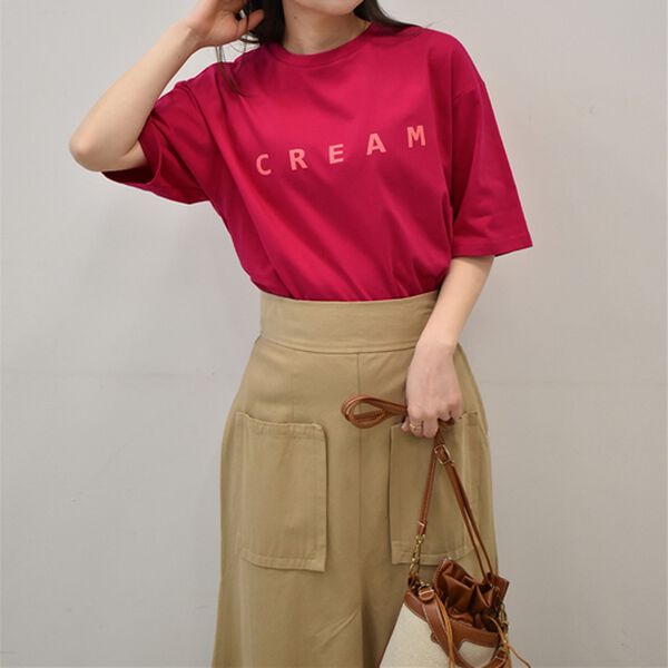 RANAN（ラナン）の「プリントロゴＴシャツ（カットソー）」｜詳細画像