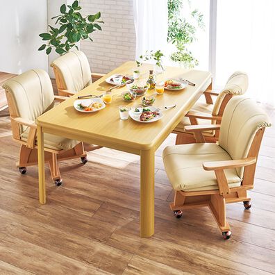 「ダイニングこたつテーブル・チェア（こたつテーブル）」