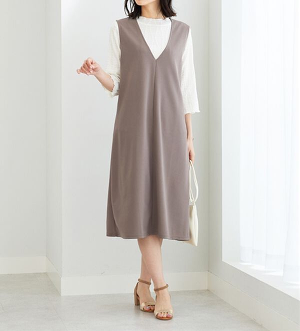 BELLUNA（ベルーナ）の「【2点セット】ジャカードプルオーバー＆ジャンスカセット（アンサンブル）」｜詳細画像