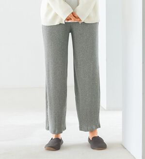 LAVIENNE（ラヴィエンヌ）の「お外でＬＡＶＩＨＯＴ！カーブシルエットパンツ（フルレングスパンツ）」｜杢グレー