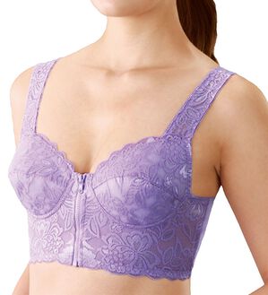 「【３色組】ＮＥＷ背筋きれい綿混前開きブラ（ブラジャー）」｜詳細画像