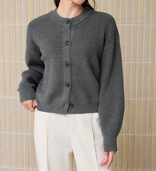 RANAN（ラナン）の「畦ニットカーデ&times;ベロアキャミワンピ（ロングワンピース）」｜詳細画像