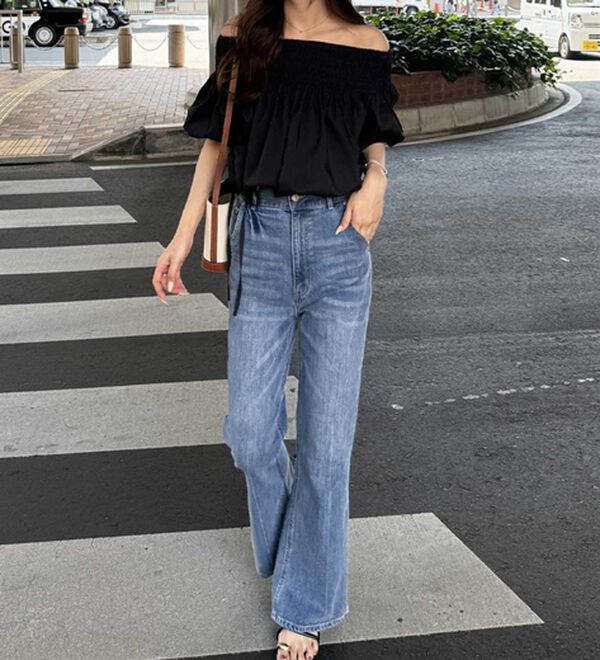 GeeRA（ジーラ）の「ドロストオフショルブラウス（ブラウス）」｜詳細画像