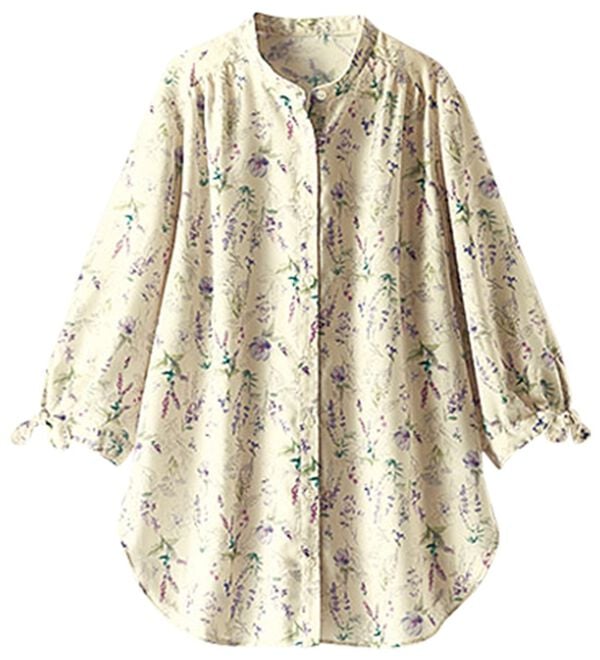 BELLUNA（ベルーナ）の「涼感柔らか袖リボンチュニック（チュニック）」｜詳細画像