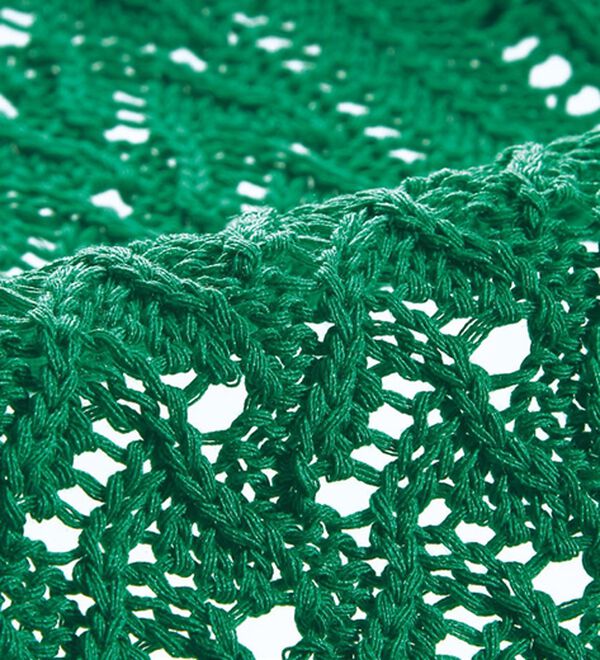 BELLUNA（ベルーナ）の「上品な透け感衿付サマーニット（ニット・セーター）」｜詳細画像