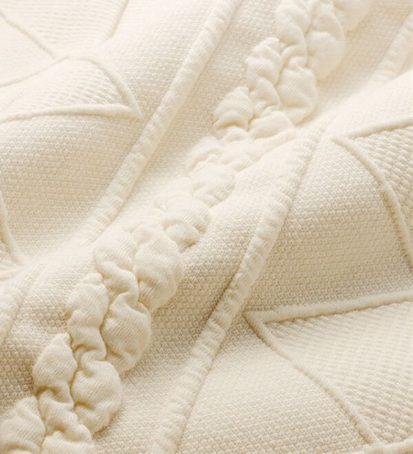 「ケーブル柄ジャカードトレーナー（メンズトレーナー）」｜詳細画像