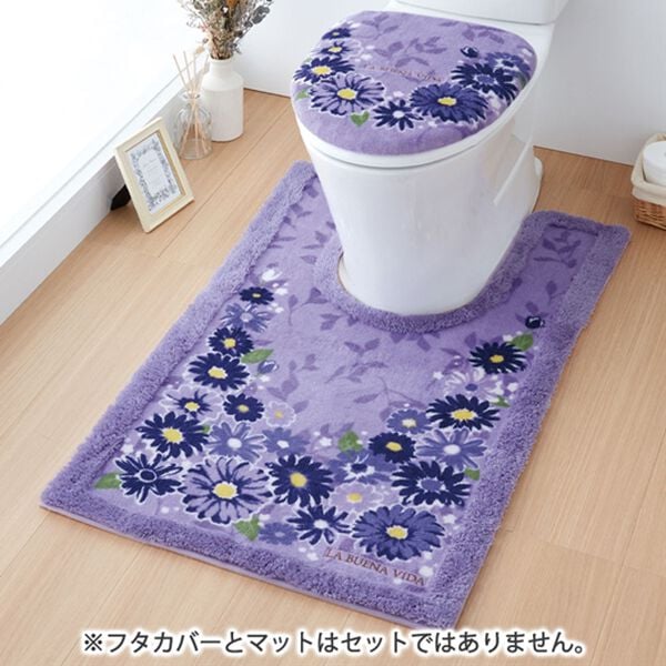 「＜ブエナビーダ＞トイレタリー（トイレマット）」｜パープル