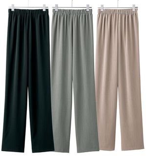 ルフラン（ルフラン）の「【３本組】爽やか素材ドレープパンツ＜フローレル＞（フルレングスパンツ）」｜3本組