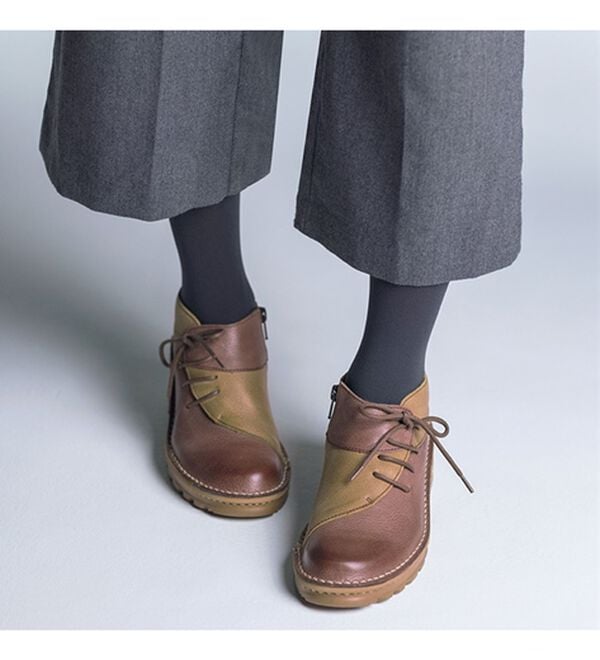 ルフラン（ルフラン）の「アビータ　サイドレースアップ　配色カジュアルシューズ（スニーカー）」｜詳細画像